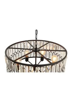 Outlet 😍 Glam Metal Chandelier by Monroe Lane 👍 -Monroe Lane Sales Belk 23693