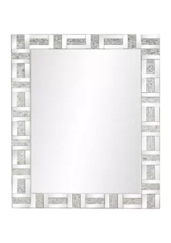 Promo 🔔 Glam Wood Wall Mirror by Monroe Lane ✨