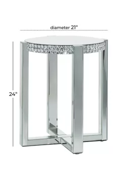 Best Pirce 😉 Glam Wood Accent Table by Monroe Lane ⌛ -Monroe Lane Sales Belk 23718