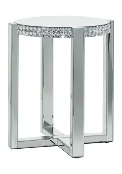 Best Pirce 😉 Glam Wood Accent Table by Monroe Lane ⌛ -Monroe Lane Sales Belk 23721