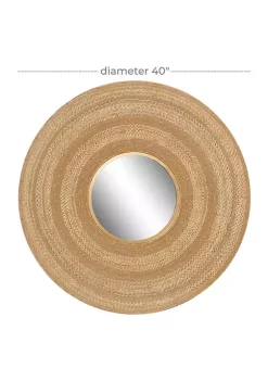 New 👍 Contemporary Metal Wall Mirror by Monroe Lane 🤩 -Monroe Lane Sales Belk 23732