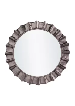 Flash Sale 🔥 Modern Aluminum Wall Mirror by Monroe Lane 🛒 -Monroe Lane Sales Belk 23741
