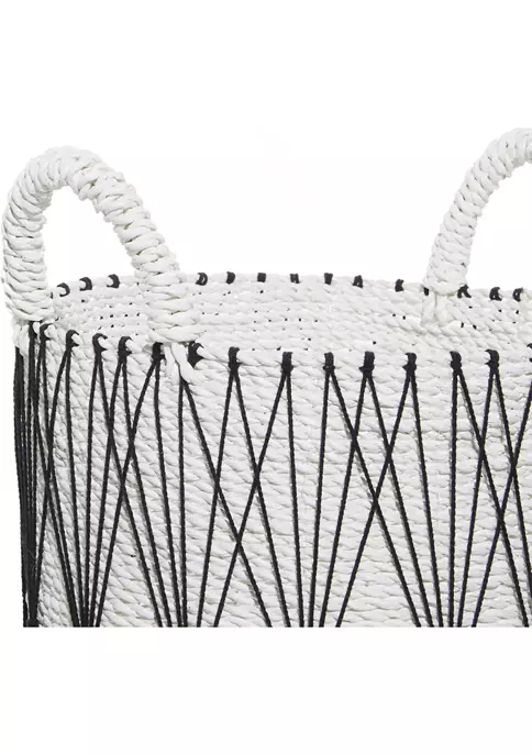 Budget โ๏ธ Bohemian Plastic Storage Basket - Set of 3 by Monroe Lane ๐ฅฐ 3 Budget โ๏ธ Bohemian Plastic Storage Basket - Set of 3 by Monroe Lane ๐ฅฐ - Image 3