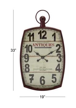 Flash Sale 😉 Vintage Metal Wall Clock by Monroe Lane 👏 -Monroe Lane Sales Belk 2377