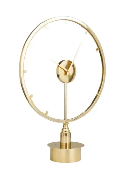 Outlet 🌟 Modern Stainless Steel Clock by Monroe Lane 🥰 -Monroe Lane Sales Belk 23880