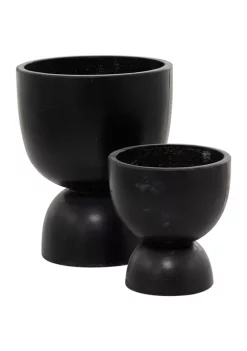 Flash Sale 🎉 Modern Magnesium Oxide Planter - Set of 2 by Monroe Lane 🤩 -Monroe Lane Sales Belk 23915