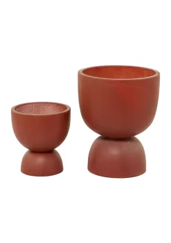 Flash Sale 🎉 Modern Magnesium Oxide Planter - Set of 2 by Monroe Lane 🤩 -Monroe Lane Sales Belk 23918