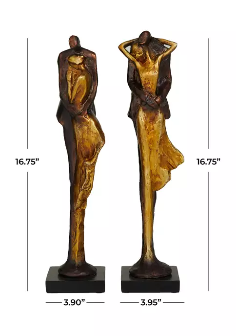 Best deal 🛒 Modern Polystone Sculpture - Set of 2 by Monroe Lane 🥰 4 Best deal 🛒 Modern Polystone Sculpture - Set of 2 by Monroe Lane 🥰 - Image 4