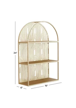 Cheapest 🛒 Glam Metal Wall Shelf by Monroe Lane 👏 -Monroe Lane Sales Belk 23979