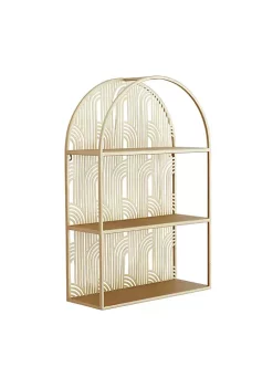 Cheapest 🛒 Glam Metal Wall Shelf by Monroe Lane 👏 -Monroe Lane Sales Belk 23981