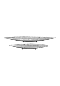 New ⭐ Modern Stainless Steel Decorative Bowl - Set of 2 by Monroe Lane ✨
