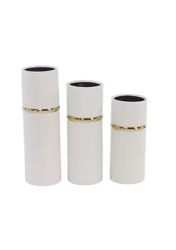 Deals 🛒 Glam Ceramic Vase - Set of 3 by Monroe Lane 🧨