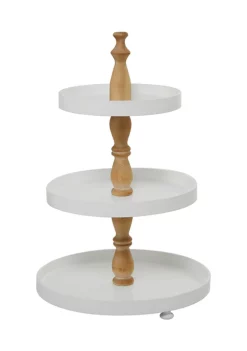 Best Sale 👍 Farmhouse Wood Tiered Server by Monroe Lane 🎉 -Monroe Lane Sales Belk 24065
