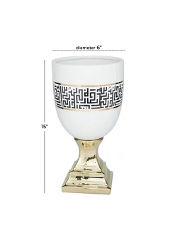 Best Pirce 🔔 Glam Ceramic Vase by Monroe Lane 🥰 -Monroe Lane Sales Belk 24078