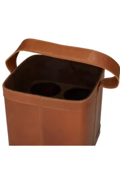 Cheapest 👏 Modern Leather Wine Holder by Monroe Lane 😉 -Monroe Lane Sales Belk 24121