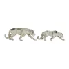 Best reviews of ✨ Set of 2 Aluminum Contemporary Leopard Sculptures by Monroe Lane ⭐