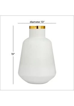 Best Sale 🌟 Glam Glass Vase by Monroe Lane 😉 -Monroe Lane Sales Belk 24193