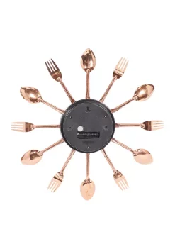 Outlet ⭐ Eclectic Metal Wall Clock by Monroe Lane 🌟 -Monroe Lane Sales Belk 2420
