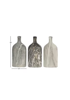 Best Pirce 💯 Contemporary Ceramic Vase - Set of 3 by Monroe Lane 🥰 -Monroe Lane Sales Belk 24202