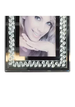 Best reviews of ❤️ Glam Glass Photo Frame by Monroe Lane 🛒 -Monroe Lane Sales Belk 24236