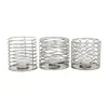 Promo ⌛ Glam Metal Candle Holder - Set of 3 by Monroe Lane 🧨