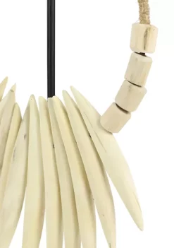 Best reviews of 🤩 Bohemian Teak Wood Sculpture by Monroe Lane 👍 -Monroe Lane Sales Belk 24263