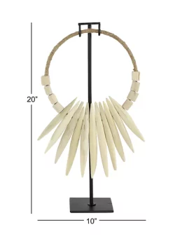 Best reviews of 🤩 Bohemian Teak Wood Sculpture by Monroe Lane 👍 -Monroe Lane Sales Belk 24264