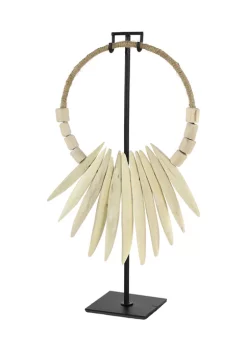 Best reviews of 🤩 Bohemian Teak Wood Sculpture by Monroe Lane 👍 -Monroe Lane Sales Belk 24265