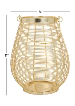 Flash Sale 😀 Glam Metal Lantern by Monroe Lane 🥰 -Monroe Lane Sales Belk 24270