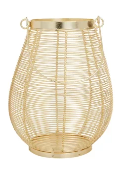 Flash Sale 😀 Glam Metal Lantern by Monroe Lane 🥰 -Monroe Lane Sales Belk 24271