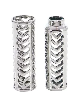 Discount 🌟 Glam Ceramic Vase - Set of 2 by Monroe Lane 👍 -Monroe Lane Sales Belk 24326