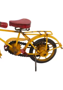 Budget ✔️ Metal Vintage Bicycle Sculpture by Monroe Lane 🥰 -Monroe Lane Sales Belk 24330