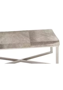 Discount 🌟 Contemporary Stainless Steel Bench by Monroe Lane 🛒 -Monroe Lane Sales Belk 24367