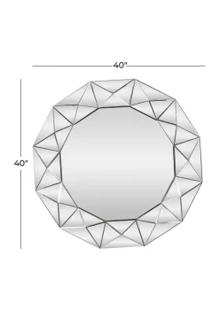 Top 10 ❤️ Glam Wood Wall Mirror by Monroe Lane 😀 -Monroe Lane Sales Belk 24379