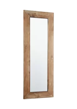 Hot Sale 🤩 Rustic Wood Wall Mirror by Monroe Lane 😍 -Monroe Lane Sales Belk 24386
