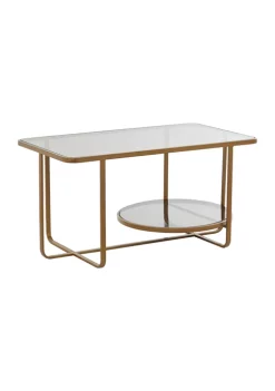 Coupon 🤩 Contemporary Metal Coffee Table by Monroe Lane 👏 -Monroe Lane Sales Belk 24399