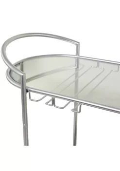 Discount 🎉 Contemporary Metal Bar Cart by Monroe Lane 🎁 -Monroe Lane Sales Belk 24433