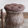 Outlet ⭐ Rustic Wood Storage Stool by Monroe Lane 💯