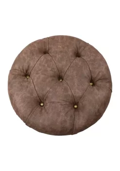 Outlet ⭐ Rustic Wood Storage Stool by Monroe Lane 💯 -Monroe Lane Sales Belk 24474