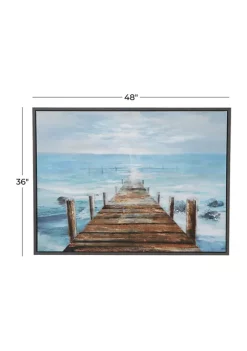 Coupon ✨ Nautical Wood Framed Wall Art by Monroe Lane ✨ -Monroe Lane Sales Belk 24495