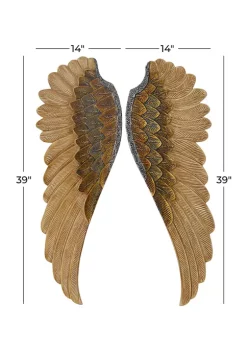 Best Sale ❤️ Modern Farmhouse Wood Wall Decor - Set of 2 by Monroe Lane 👍 -Monroe Lane Sales Belk 24513