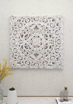 Wholesale ⭐ Traditional Wood Wall Decor by Monroe Lane 👏 -Monroe Lane Sales Belk 24526