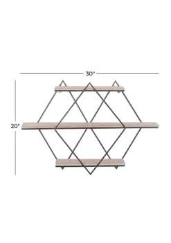 Promo 🛒 Contemporary Wood Wall Shelf by Monroe Lane 🧨 -Monroe Lane Sales Belk 24577