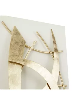 Promo 🎁 Contemporary Metal Wall Decor - Set of 2 by Monroe Lane ⌛ -Monroe Lane Sales Belk 246