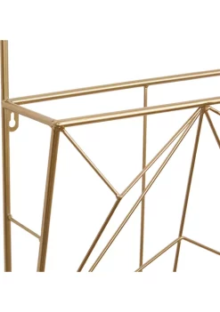 Best reviews of ✔️ Rustic Metal Wall Shelf - Set of 2 by Monroe Lane 🥰 -Monroe Lane Sales Belk 24602