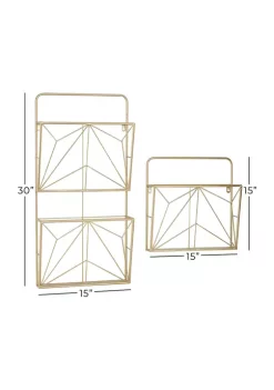 Best reviews of ✔️ Rustic Metal Wall Shelf - Set of 2 by Monroe Lane 🥰 -Monroe Lane Sales Belk 24603