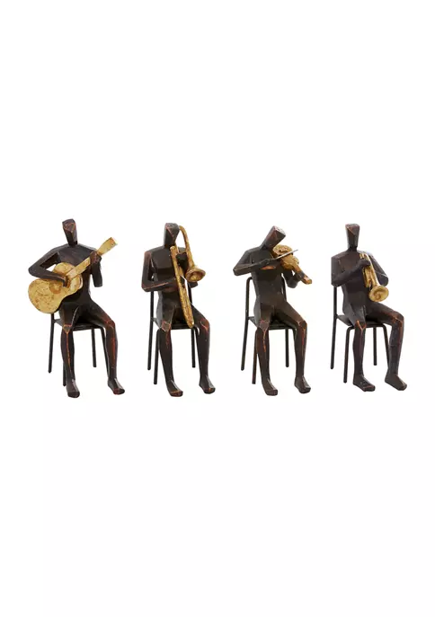 Cheapest ⌛ Modern Polystone Sculpture - Set of 4 by Monroe Lane ❤️ 1 Cheapest ⌛ Modern Polystone Sculpture - Set of 4 by Monroe Lane ❤️