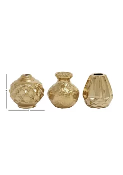 Brand new 🤩 Glam Ceramic Vase - Set of 3 by Monroe Lane 👍 -Monroe Lane Sales Belk 24706