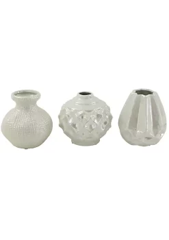 Brand new 🤩 Glam Ceramic Vase - Set of 3 by Monroe Lane 👍 -Monroe Lane Sales Belk 24709
