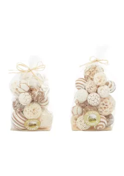 Best reviews of 👏 Coastal Dried Plant Orbs & Vase Filler - Set of 2 by Monroe Lane ✔️ -Monroe Lane Sales Belk 24714